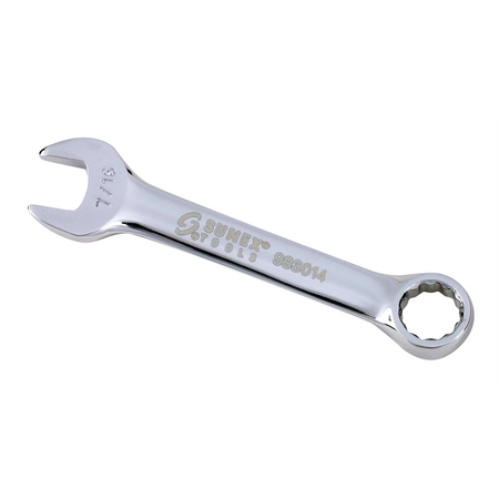 SUNEX Â® Tools 7/16 in. Fully Polished Stubby Combination Wrench 993014